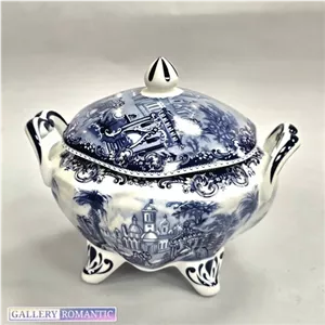 شکلات خوری گرد چینی باواریا طرح آکسفورد ابی کد 004 مبلمونسرا مدل 296829 
