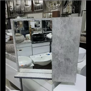 ایینه باکس پی وی سی ضد اب مناسب روشویی کابینتی ارسال مبلمونسرا مدل 266433