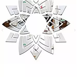 آینه دکوراتیو شیک دور لوستر و سقفی مبلمونسرا مدل 263590