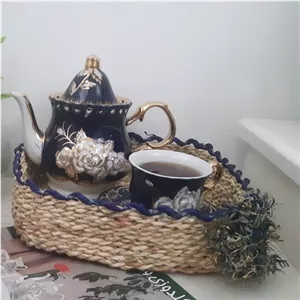 سبد حصیری مربع شکل مبلمونسرا مدل 273285