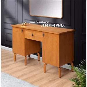 میز آرایش کنسولی چوبی کلاسیک مبلمونسرا مدل 219617