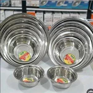 سرویس آبکش و لگن 11تایی استیل ضخیم برند یونیک مبلمونسرا مدل 288273