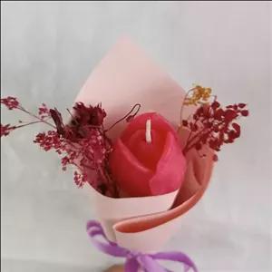 شمع گل رز غنچه مبلمونسرا مدل 286725