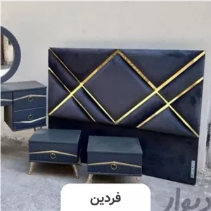 تخت خواب دو نفره مدل پازل - رنگبندی 25 عددی مبلمونسرا مدل 225417