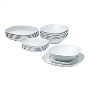 سرویس 18 پارچه بشقاب سرامیکی ایکیا مدل VARDERA مبلمونسرا مدل 288394