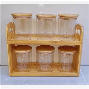 ست پاسماوری 7 تیکه بامبو پیرکس مبلمونسرا مدل 291189