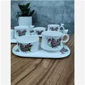 فنجان گل سرخی طرح پرنده مبلمونسرا مدل 272877