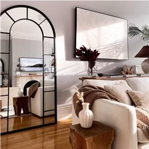 آینه قدی پنجره ای چوبی سایز 160-60 مبلمونسرا مدل 262497