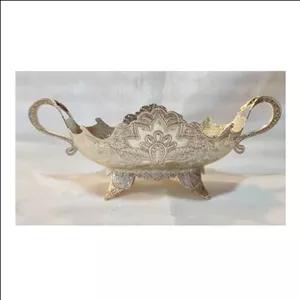 شکلات خوری کشکول استیل نقره ای ترک مبلمونسرا مدل 295575