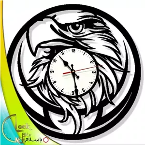 ساعت دیواری طرح عقاب کد 789 مبلمونسرا مدل 236644