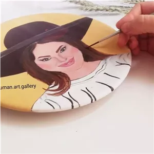نقاشی چهره روی دیوارکوب مبلمونسرا مدل 267555