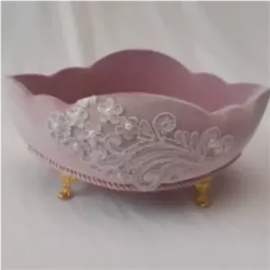 کشکول تزئینی مخمل.مناسب جهیزیه سیسمونی و دکوراسیون منزل مبلمونسرا مدل 277170