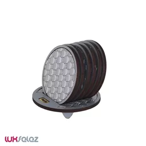 زیر لیوانی هایلو مدل گرد چرمی مبلمونسرا مدل 298997