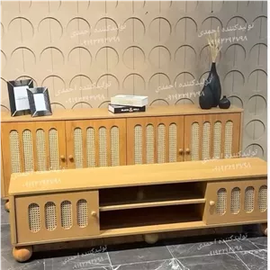 کنسول ست میز تی وی حصیری الماس مبلمونسرا مدل 212434