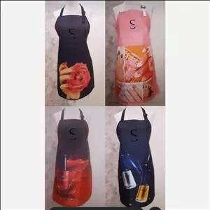 پیش بند ناخن کار طرح گل مبلمونسرا مدل 297150