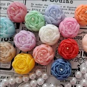 شمع گل پیونی کوچک رز غنچه کوچک مبلمونسرا مدل 285176