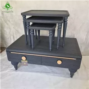جلو مبلی و عسلی MDF وکیوم مدل لوتوس مبلمونسرا مدل 223177