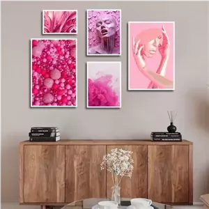 تابلو مدرن طرح تندیس چهره کد W-2841 مبلمونسرا مدل 267849