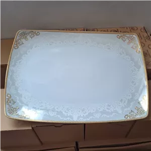 دیس سرو و پذیرایی طرح لب گلدار زیبا سایز بزرگ کاربردی چایی پلوخوری چینی مناسب جهیزیه ارسال ایمن مبلمونسرا مدل 270015