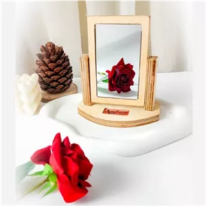 آیینه رومیزی چوبی سایز کوچک برای هفت سین مبلمونسرا مدل 260947