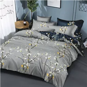 سرویس خواب کاور لحاف یک نفره در اندازه 160 در 220 سانتی متر به همراه ملحفه تشک 120 در 200در طرح های متنوع مبلمونسرا مدل 225198 