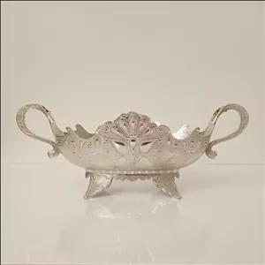 کشکول نقره ای طرحدار نانو شده وارداتی ترک مبلمونسرا مدل 275643