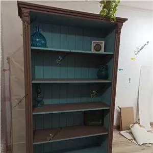 کتابخونه کمد کلاسیک ام دی اف قبل سفارش استعلام بگیرید مبلمونسرا مدل 236747