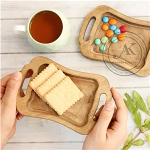 خرما خوری چوبی دسته دار مبلمونسرا مدل 277400