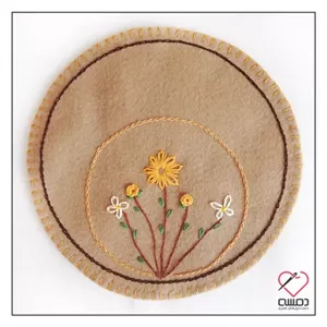 زیر بشقابی نمدی کد D03 مبلمونسرا مدل 302680