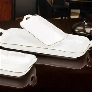 رولت خوری بزرگ لب طلا مارک مقصود مبلمونسرا مدل 274552 