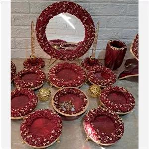 هفت سین زرشکی رزینی مبلمونسرا مدل 260275