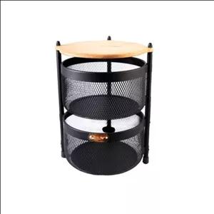 جا پیازی و سیب زمینی 2 طبقه رویه چوب آسمان مبلمونسرا مدل 293952