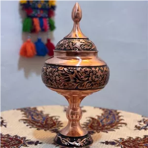 شکلات خوری مسی الماس تراش 35 مبلمونسرا مدل 296207 