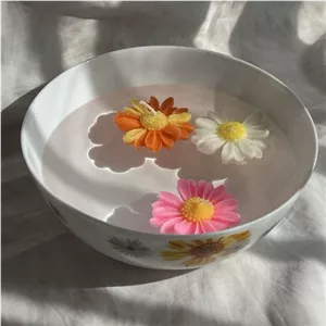 شمع گل مارگریت یا بابونه شمع گیفت رنگ رندوم مبلمونسرا مدل 287131