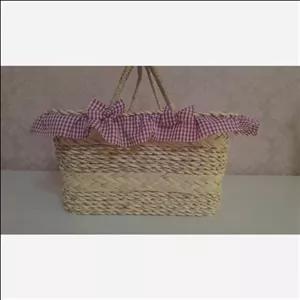 سبد پیکنیک حصیری مبلمونسرا مدل 288551