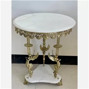 میز خاطره گل میز کنار سالنی فرشته سنگ مرمر مبلمونسرا مدل 218631