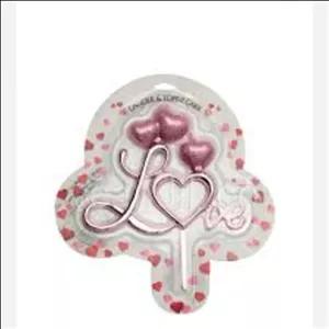 شمع فانتزی لاو قلبی اکلیلایز مبلمونسرا مدل 283112