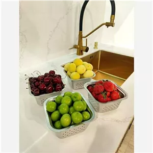سبد استیل مربع shayna مبلمونسرا مدل 294165