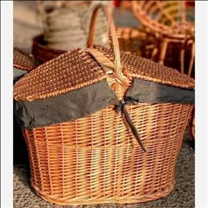 سبد حصیری پیک نیک تضمین کیفی قابل شستشو گرونتر ه ارتفاع28در50در30 مبلمونسرا مدل 289857