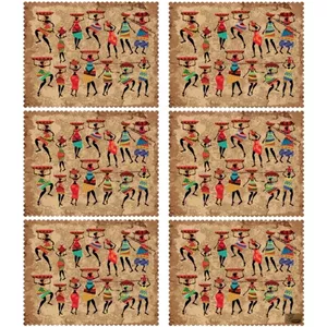 زیر بشقابی مستطیلی پارچه مخمل سایز 35 در 40 مدل U3-5 شرکت رنس مبلمونسرا مدل 299590