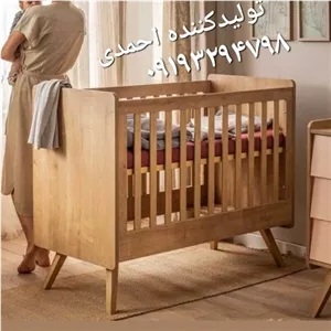تخت خواب نوزاد فرانسوی کلاسیک مبلمونسرا مدل 225866
