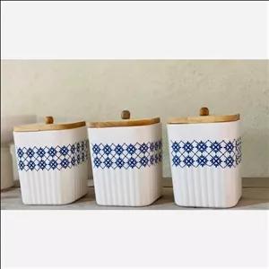 پاسماوری سرامیکی سه تایی قلم آبی مبلمونسرا مدل 290681