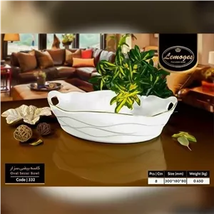 کاسه بیضی سزار بزرگ لمون مبلمونسرا مدل 277514