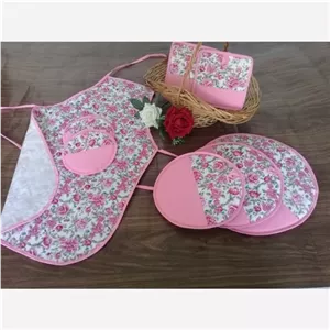 سرویس آشپزخانه عروس سرویس آشپزخانه پارچه ای مبلمونسرا مدل 299562