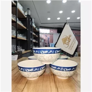 کاسه سرامیکی قلم آبی خارجی قطر 13 سانت مبلمونسرا مدل 291780