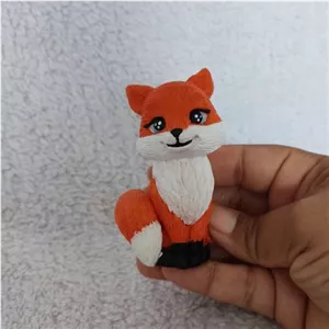 مجسمه رنگی روباه سنگی ، مجسمه روباه بتنی ، روباه سه بعدی ، مجسمه فانتزی روباه رنگ شده ،بیس روباه مکار رنگی ،روباه حیوان مبلمونسرا مدل 251970