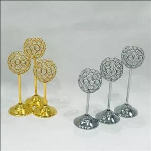 جاشمعی 3سایز نگین کاری مبلمونسرا مدل 286474