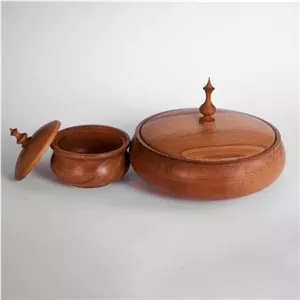 شکلات خوری درب دار چوب گردو مبلمونسرا مدل 296058 