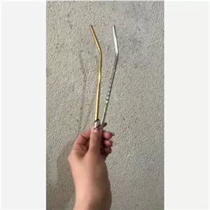 نی شربت خوری استیل ضد زنگ مبلمونسرا مدل 276392