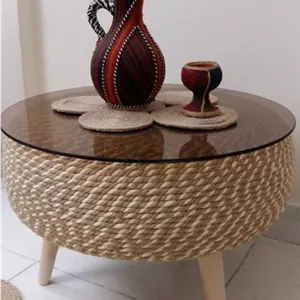 پاف و میز پایه دار مبلمونسرا مدل 223343